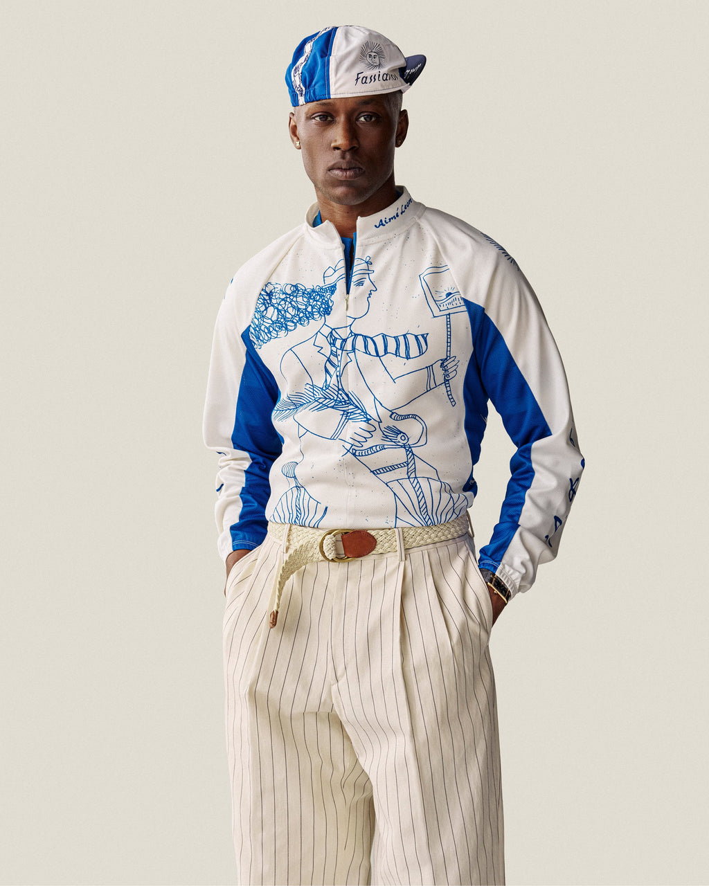 Fassianos Half-Zip Cycling Jersey